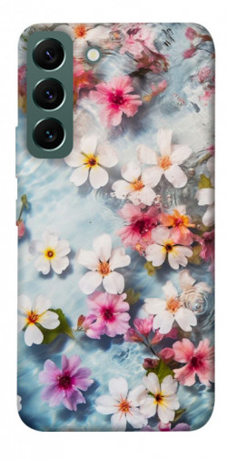 Чехол itsPrint Floating flowers для Samsung Galaxy S22