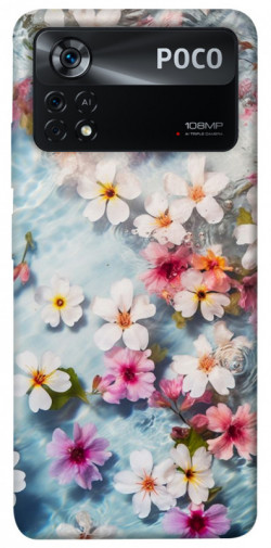 Чохол itsPrint Floating flowers для Xiaomi Poco X4 Pro 5G