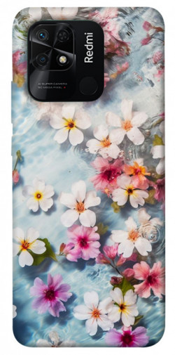 Чехол itsPrint Floating flowers для Xiaomi Redmi 10C