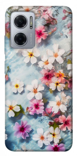 Чехол itsPrint Floating flowers для Xiaomi Redmi Note 11E