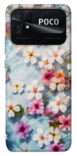 Чохол itsPrint Floating flowers для Xiaomi Poco C40