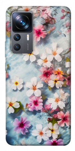 Чохол itsPrint Floating flowers для Xiaomi 12T / 12T Pro