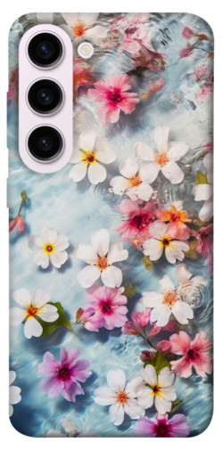 Чехол itsPrint Floating flowers для Samsung Galaxy S23+