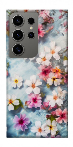 Чехол itsPrint Floating flowers для Samsung Galaxy S24 Ultra