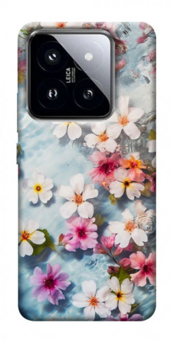 Чехол itsPrint Floating flowers для Xiaomi 14 Pro