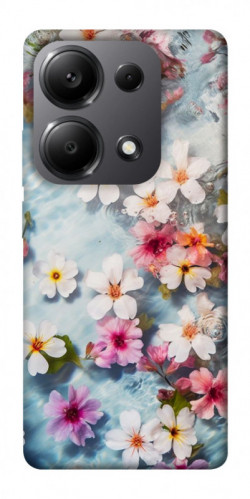 Чехол itsPrint Floating flowers для Xiaomi Redmi Note 13 Pro 4G