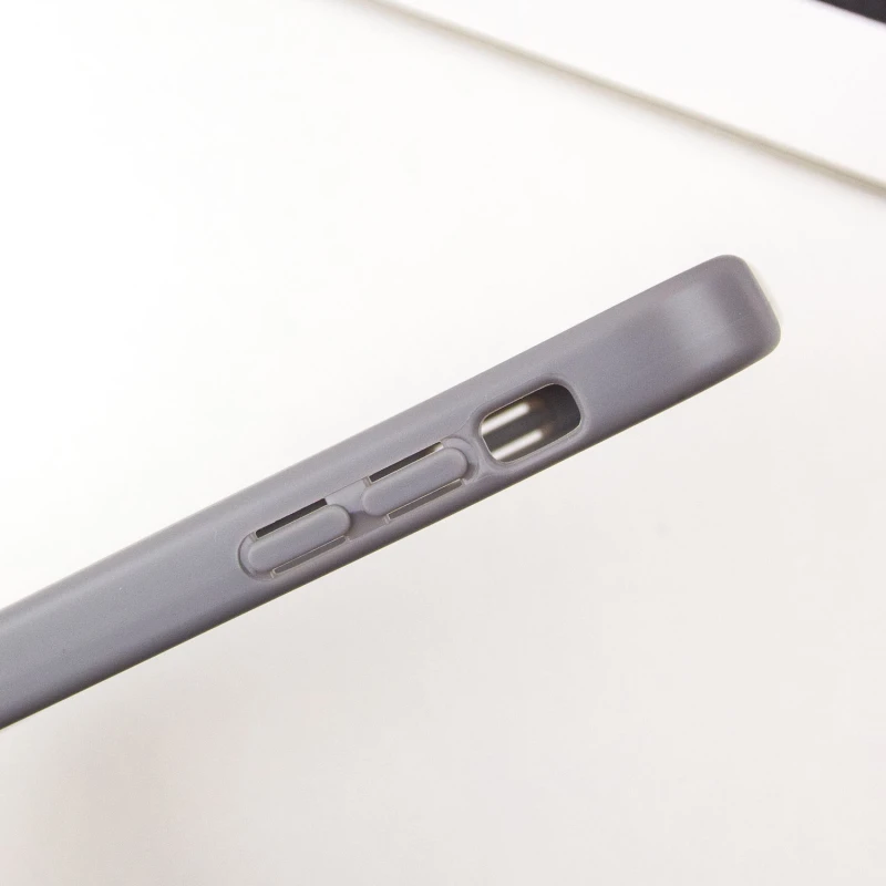 TPU чехол Transparent + Colour 1,5mm для Apple iPhone 14 (6.1"), Grey 4, TPU, купить оптом с доставкой