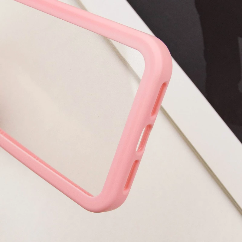 TPU чехол Transparent + Colour 1,5mm для Apple iPhone 14 (6.1"), Pink 5, TPU, купить оптом с доставкой