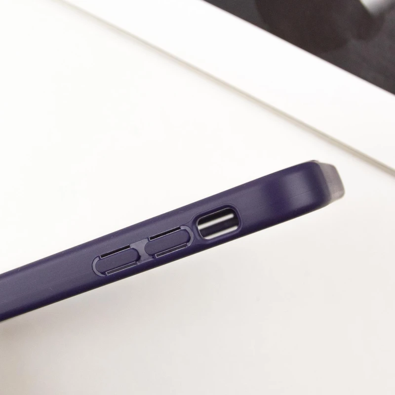 TPU чехол Transparent + Colour 1,5mm для Apple iPhone 14 (6.1"), Purple 4, TPU, купить оптом с доставкой