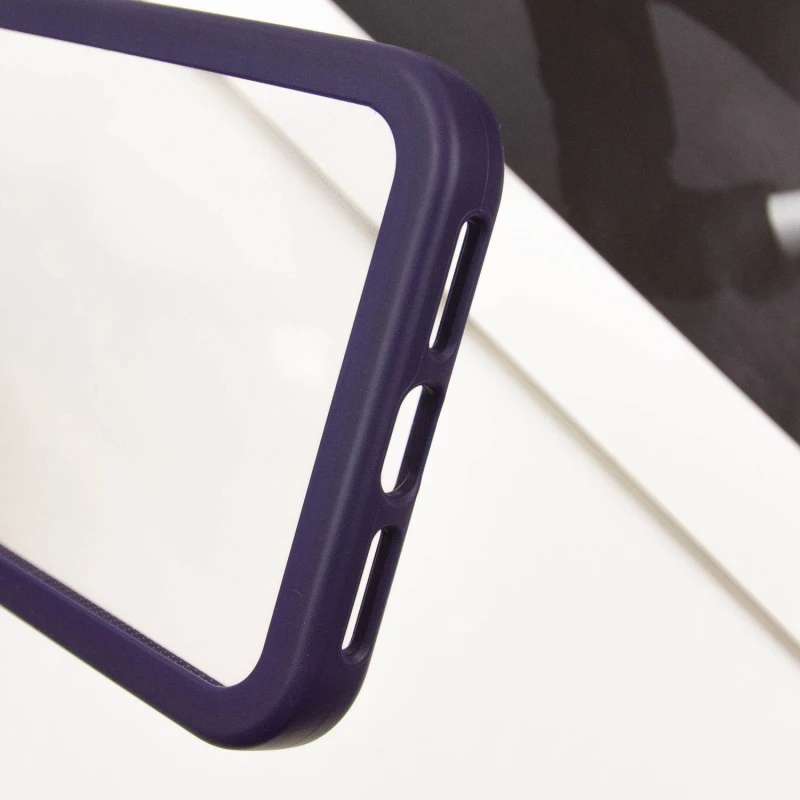 TPU чехол Transparent + Colour 1,5mm для Apple iPhone 14 (6.1"), Purple 5, TPU, купить оптом с доставкой