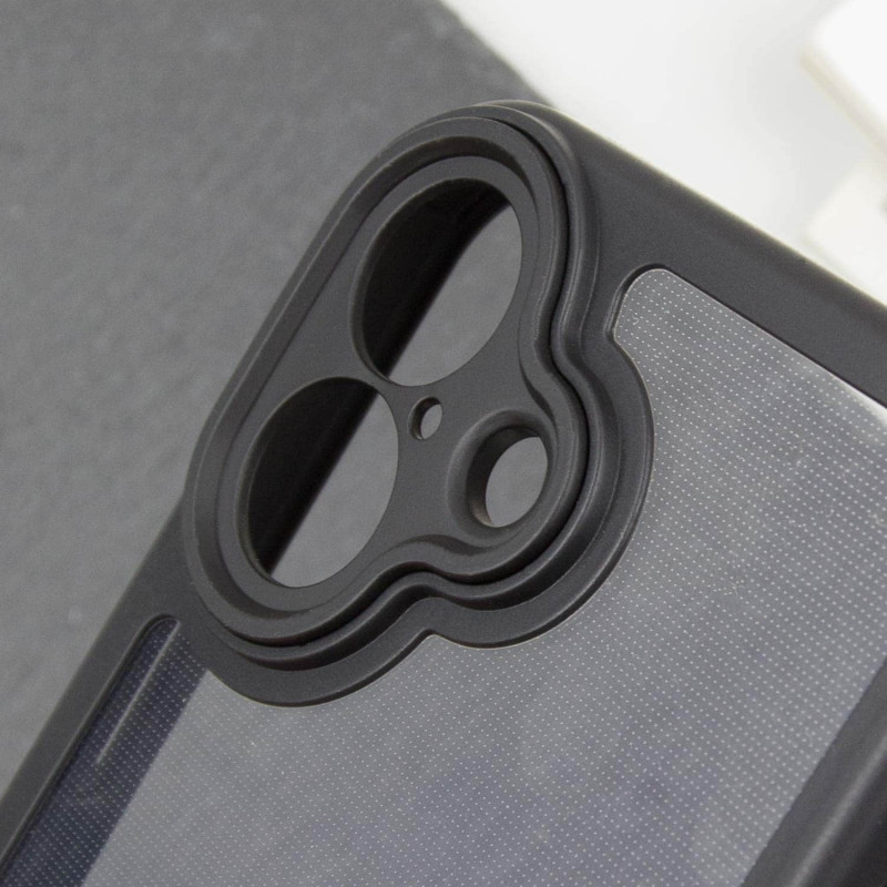 Чохол Transparent + Colour 1.5mm для Apple iPhone 16 (6.1) | З кольоровим бампером і захистом камери на малюнкі №4