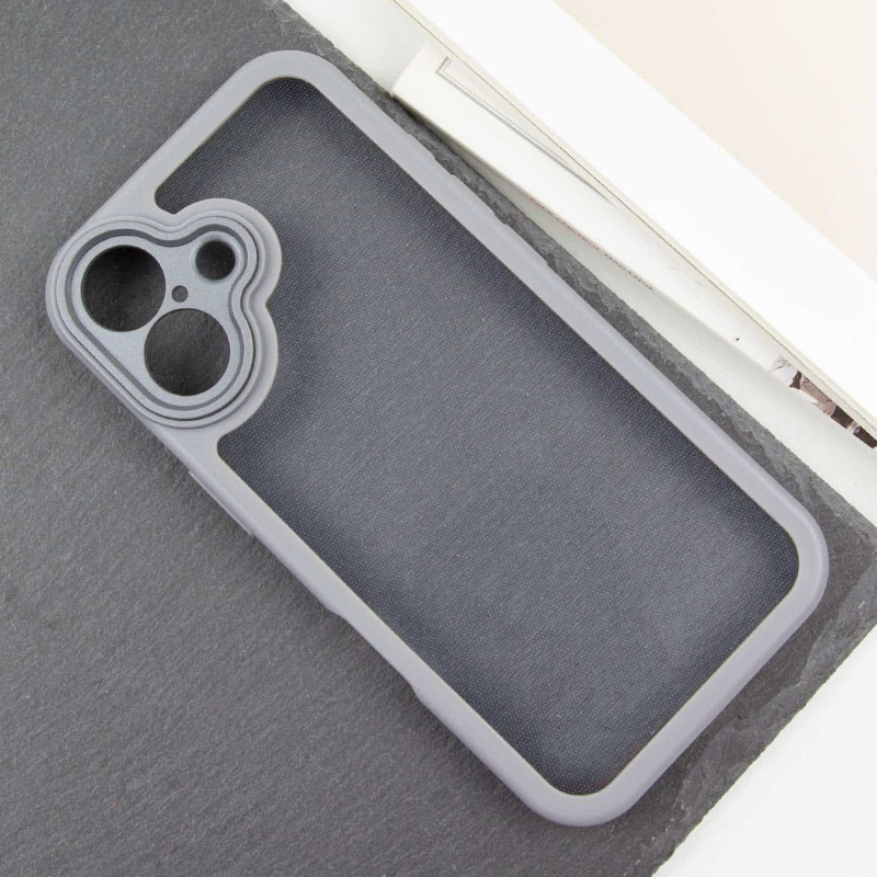 Чохол Transparent + Colour 1.5mm для Apple iPhone 16 (6.1) | З кольоровим бампером і захистом камери на малюнкі №2