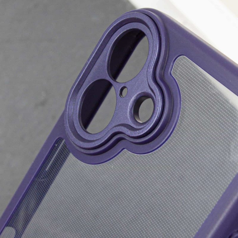 Чохол Transparent + Colour 1.5mm для Apple iPhone 16 (6.1) | З кольоровим бампером і захистом камери на малюнкі №3