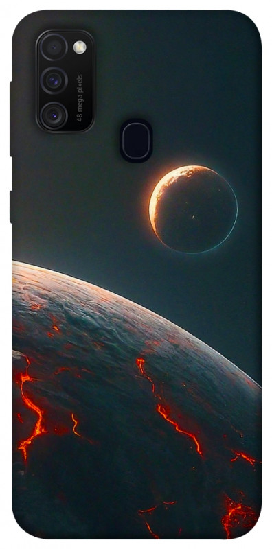 Чехол itsPrint Lava planet для Samsung Galaxy M30s / M21, космос, купить оптом с доставкой