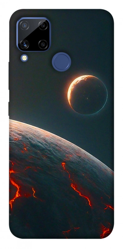 Чехол itsPrint Lava planet для Realme C15, космос, купить оптом с доставкой