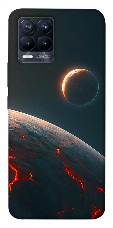 Чохол itsPrint Lava planet для Realme 8, космос, купити оптом з доставкою