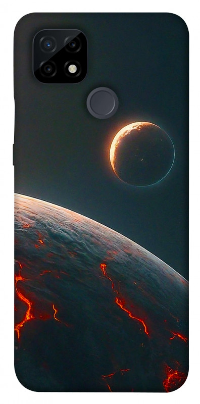 Чехол itsPrint Lava planet для Realme C21, космос, купить оптом с доставкой
