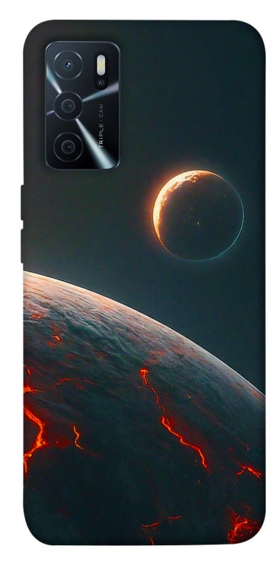 Чохол itsPrint Lava planet для Oppo A16s / A16, космос, купити оптом з доставкою