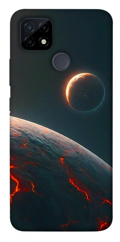 Чехол itsPrint Lava planet для Realme C21Y, космос, купить оптом с доставкой