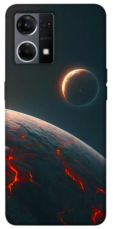 Чохол itsPrint Lava planet для Oppo Reno 7 4G, космос, купити оптом з доставкою