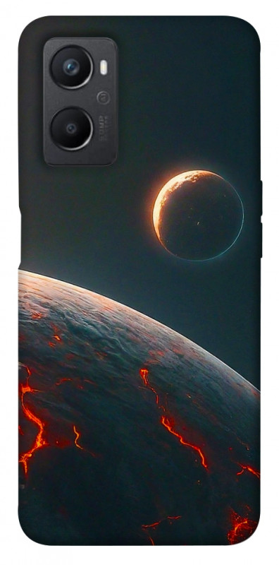 Чехол itsPrint Lava planet для Oppo A96, космос, купить оптом с доставкой