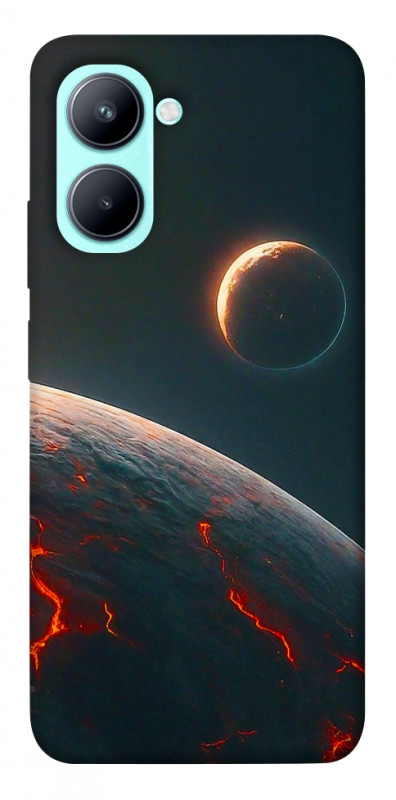 Чехол itsPrint Lava planet для Realme C33, космос, купить оптом с доставкой