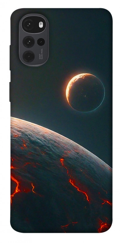 Чехол itsPrint Lava planet для Motorola Moto G22, космос, купить оптом с доставкой