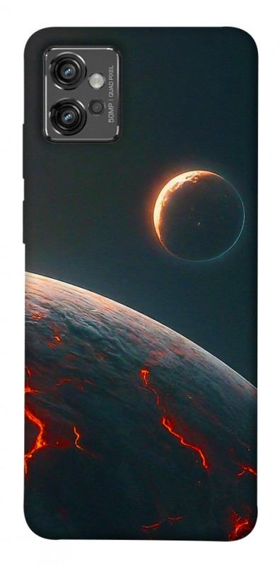 Чехол itsPrint Lava planet для Motorola Moto G32, космос, купить оптом с доставкой