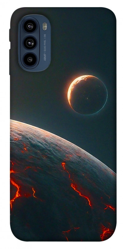 Чехол itsPrint Lava planet для Motorola Moto G41, космос, купить оптом с доставкой