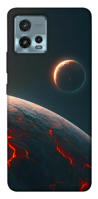 Чехол itsPrint Lava planet для Motorola Moto G72, космос, купить оптом с доставкой