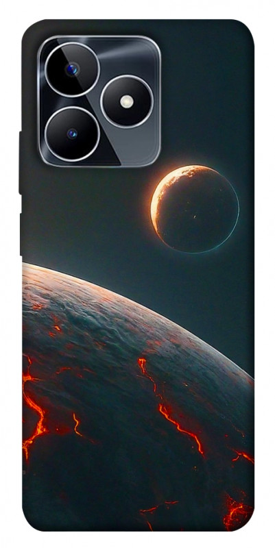 Чехол itsPrint Lava planet для Realme C53, космос, купить оптом с доставкой