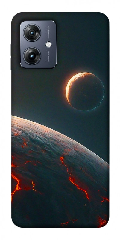 Чехол itsPrint Lava planet для Motorola Moto G54, космос, купить оптом с доставкой