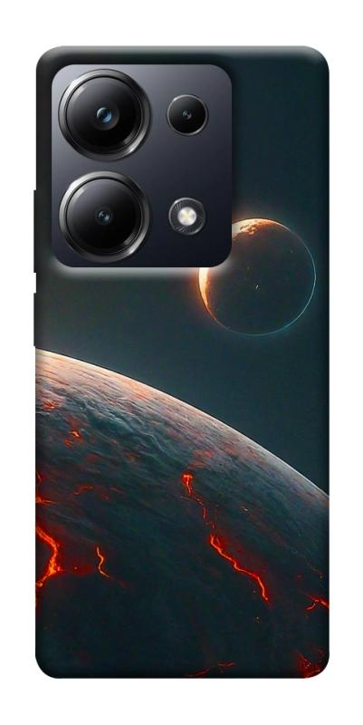 Чехол itsPrint Lava planet для Xiaomi Redmi 13 4G / Poco M6 4G, космос, купить оптом с доставкой