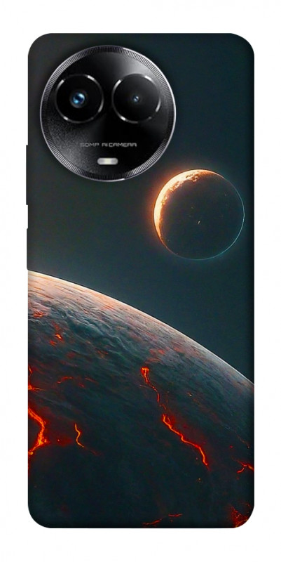 Чехол itsPrint Lava planet для Realme C67 4G, космос, купить оптом с доставкой