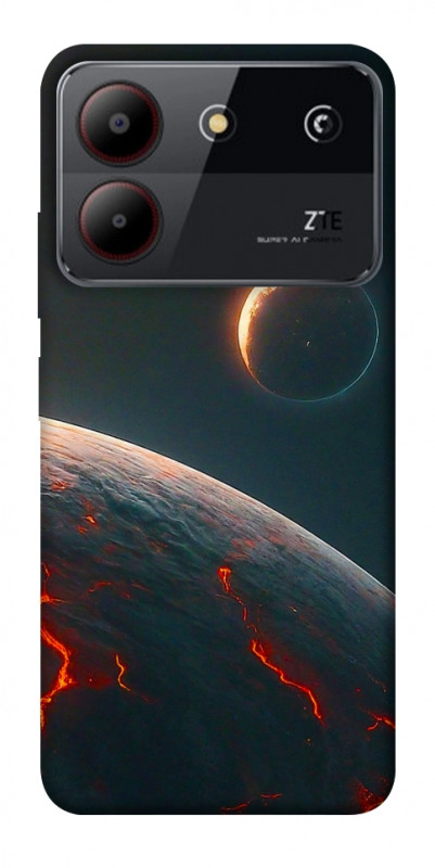 Чехол itsPrint Lava planet для ZTE Blade A54 4G, космос, купить оптом с доставкой