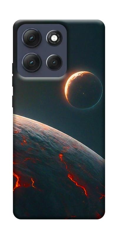 Чехол itsPrint Lava planet для Motorola Moto G86 Power, космос, купить оптом с доставкой