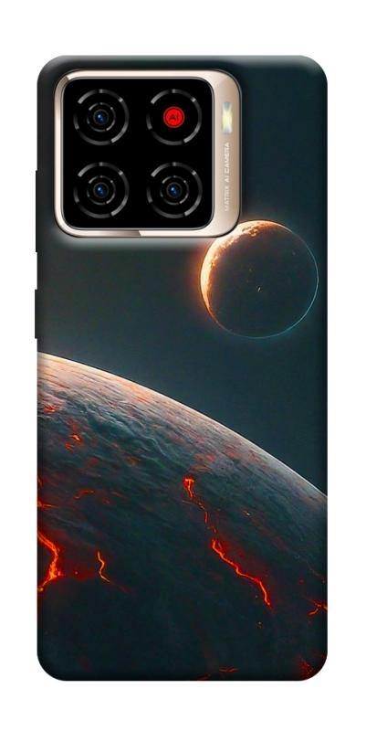 Чехол itsPrint Lava planet для ZTE Blade A56, космос, купить оптом с доставкой