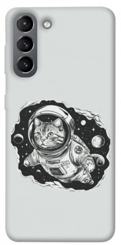 Чохол itsPrint Кіт космонавт для Samsung Galaxy S21