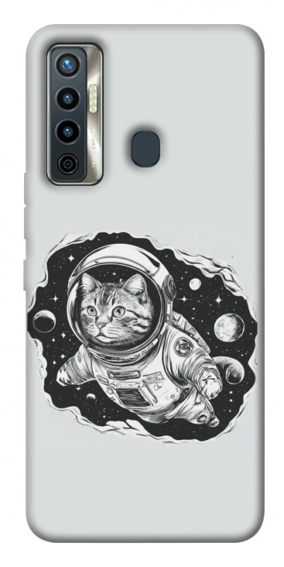 Чехол itsPrint Кот космонавт для TECNO Camon 17 Pro, космос, купить оптом с доставкой