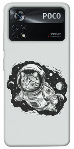 Чохол itsPrint Кіт космонавт для Xiaomi Poco X4 Pro 5G