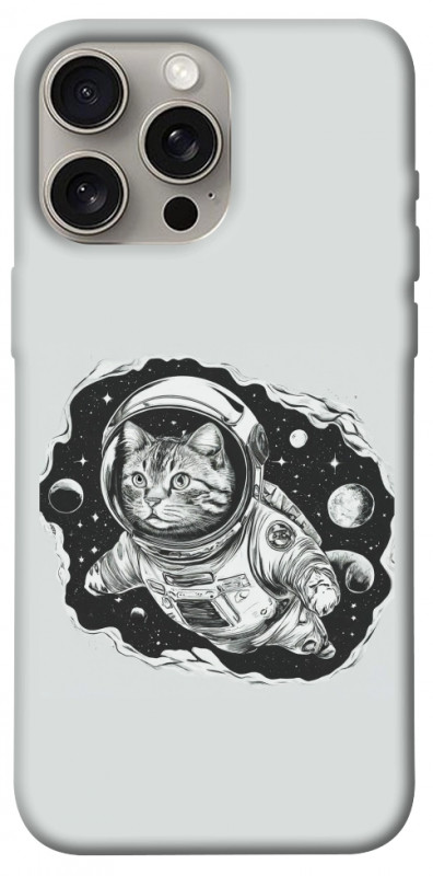 Чехол itsPrint Кот космонавт для Apple iPhone 15 Pro Max (6.7"), космос, купить оптом с доставкой