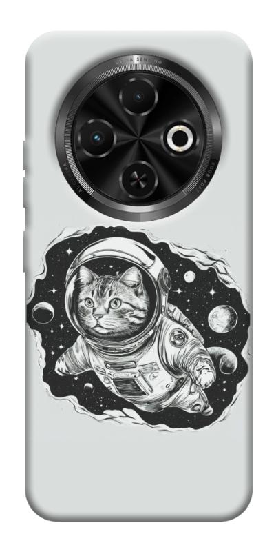 Чохол itsPrint Кіт космонавт для TECNO Spark 30C, космос, купити оптом з доставкою