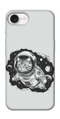 Чехол itsPrint Кот космонавт для Apple iPhone 16e (6.1")