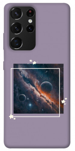 Чехол itsPrint Космос в квадрате для Samsung Galaxy S21 Ultra