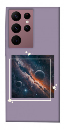 Чехол itsPrint Космос в квадрате для Samsung Galaxy S22 Ultra