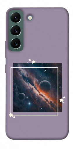 Чехол itsPrint Космос в квадрате для Samsung Galaxy S22