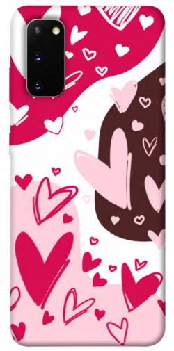 Чехол itsPrint Hearts mood для Samsung Galaxy S20
