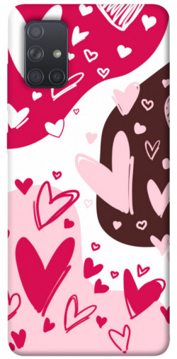 Чехол itsPrint Hearts mood для Samsung Galaxy A71