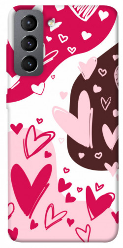 Чехол itsPrint Hearts mood для Samsung Galaxy S21 FE