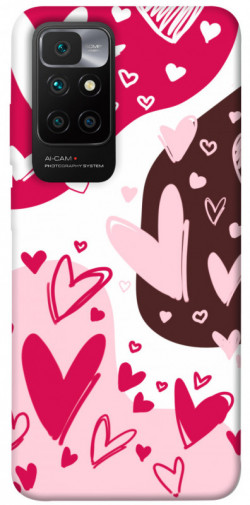 Чехол itsPrint Hearts mood для Xiaomi Redmi 10